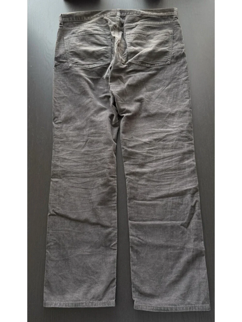 J.CREW Men's Black Cotton Corduroy Pants Style 770 33x30 Straight Leg